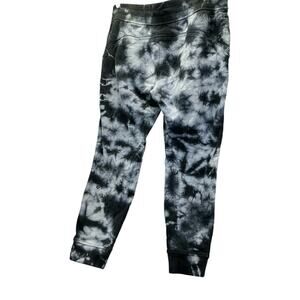 lululemon athletica Black and White Tie-Dye Joggers